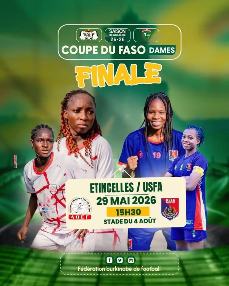 Entre gratuit pour les 2 finale de la coupe du Faso